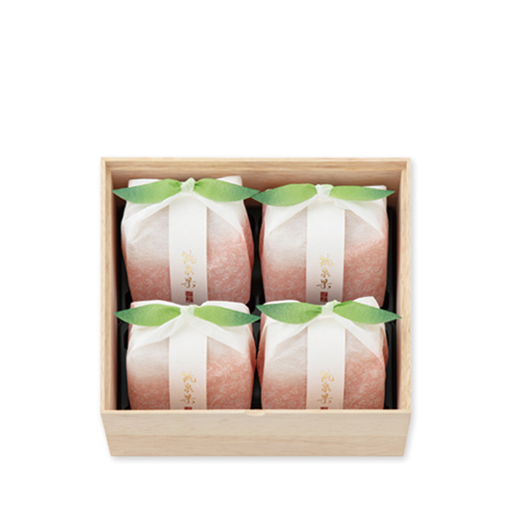 桃泉果　4個入[木箱入り]