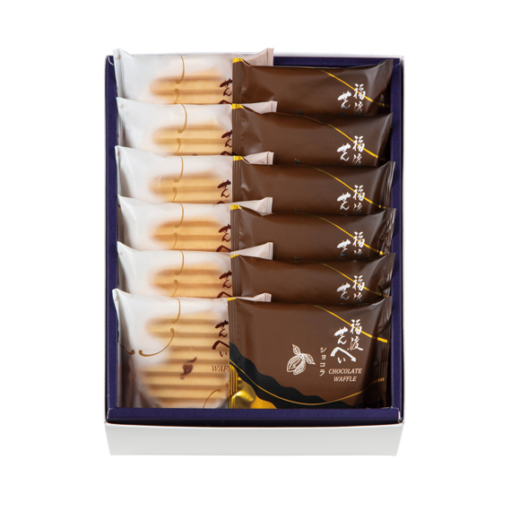 福渡せんべいショコラ詰合せ　12枚入