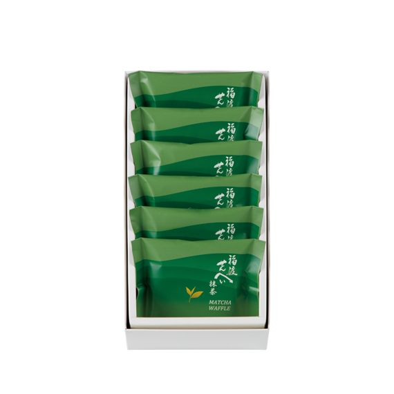 福渡せんべい抹茶　6枚入