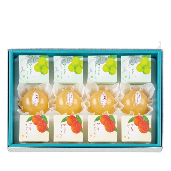 果実のぜりぃしゃーべっと詰合せ　12個入