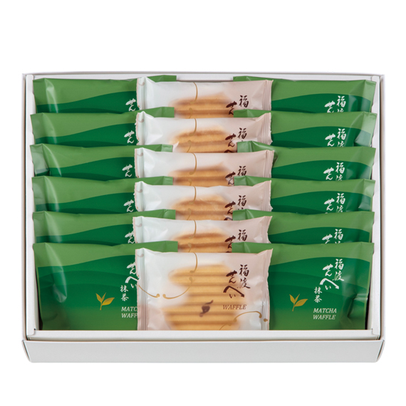 福渡せんべい抹茶 詰合せ　18枚入